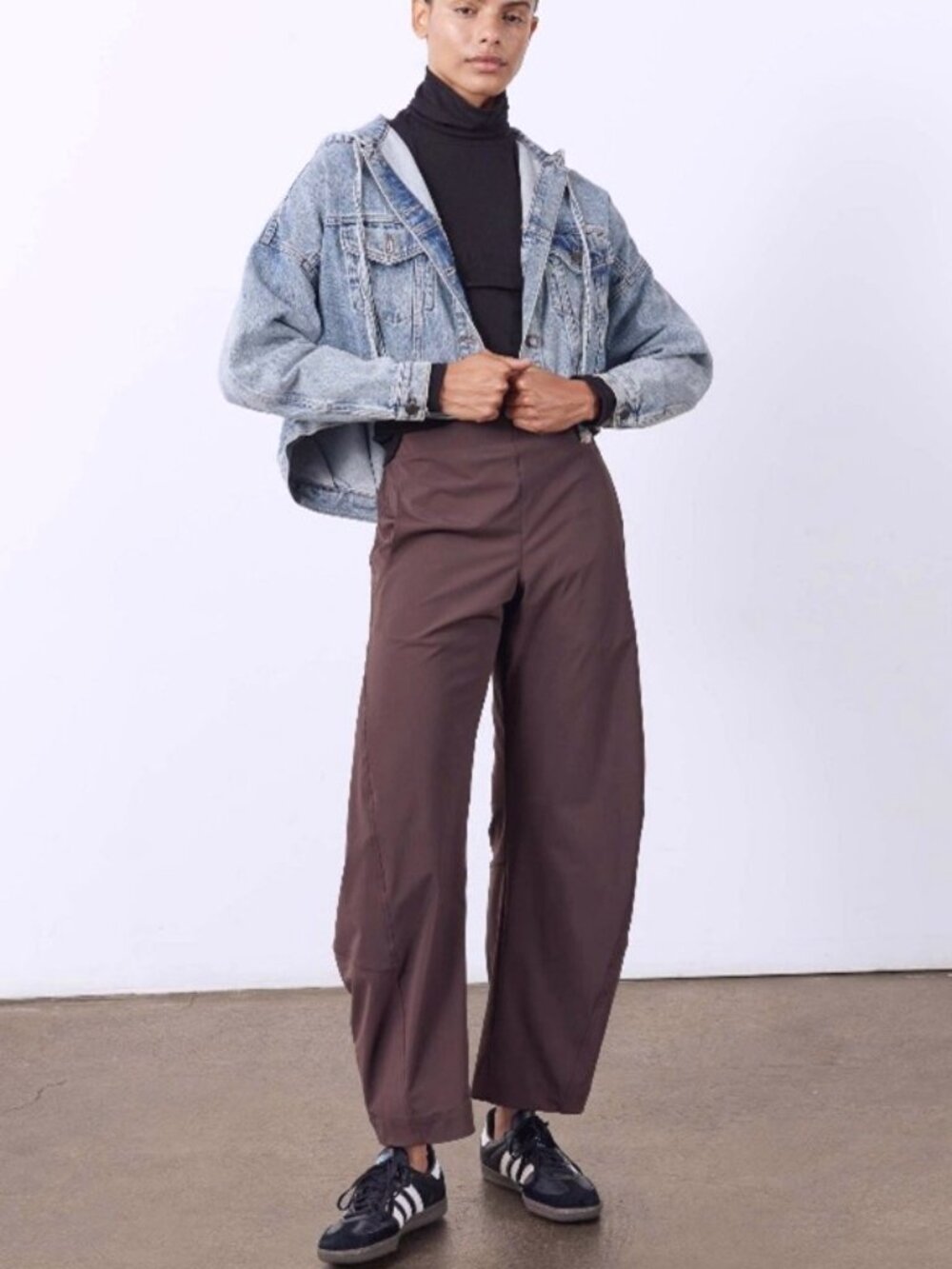 RUTI "On The Loose" Work Pants - COFFEE - SIZE 8 - NWT